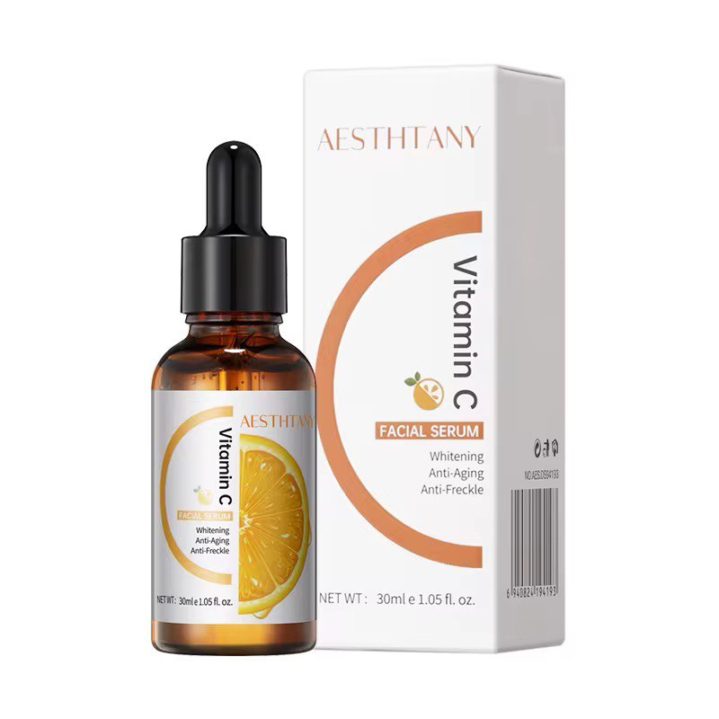 Sérum facial hydratant anti-âge à l'acide hyaluronique de vitamine C Nourrissement profond anti-acné améliorer la peau 30ML