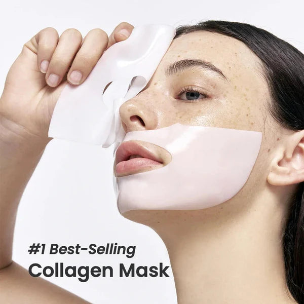 BIODANCE Bio-Collagen Real Deep Mask, Masque hydrogel hydratant de nuit, Minimisation des pores, Amélioration de l’élasticité, 4 x article