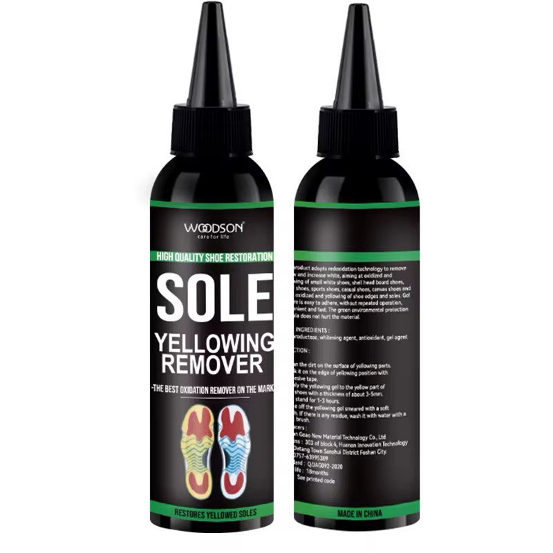 anti-jaunissement de semelle de chaussure