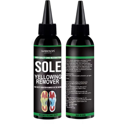 anti-jaunissement de semelle de chaussure