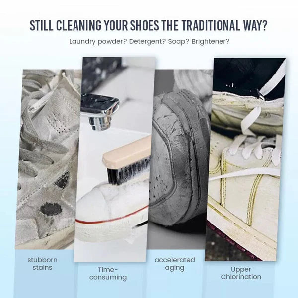 Crème nettoyante pour chaussures blanche