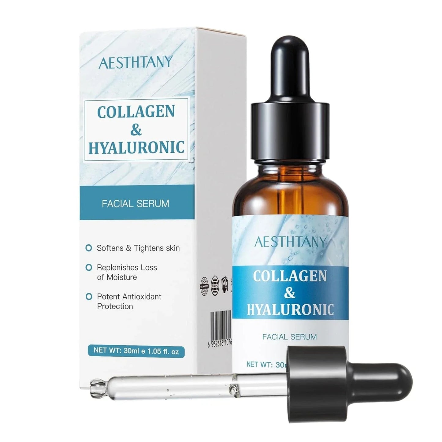 Collagène Sérum anti-âge soins du visage raffermissant hydratant  anti-acné améliorer la peau 30ML